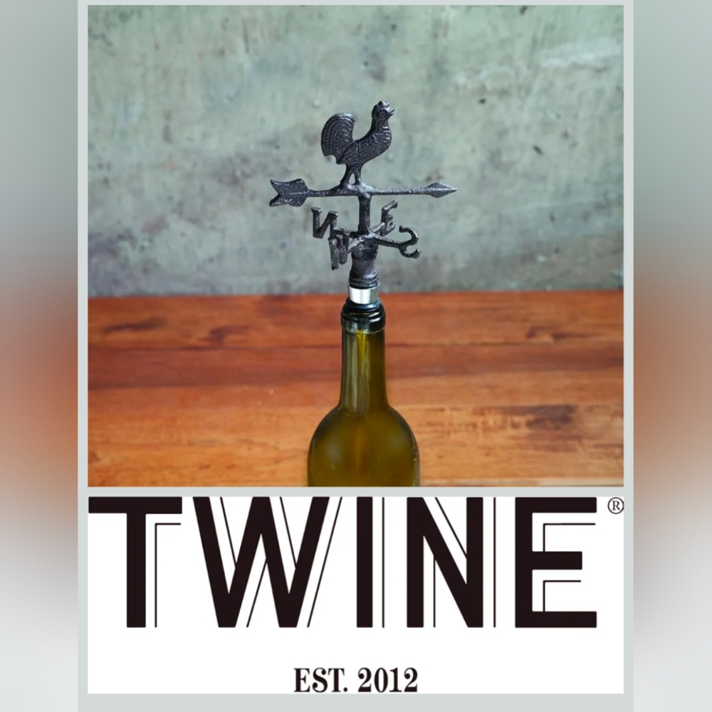 Rustic Rooster Bottle Stopper Vintage Farmhouse Bottle Opener  Wine Opener
